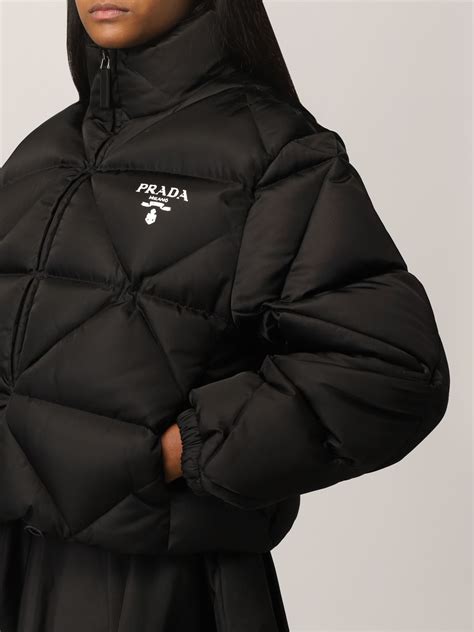 prada women's winter coat|prada winter jacket for women.